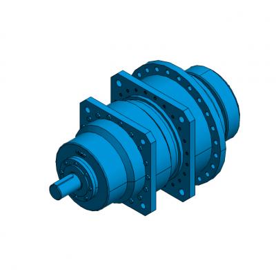 P2NA07 (i: 25-40) P series planetary standard type (coaxial) with locking disk hollow shaft