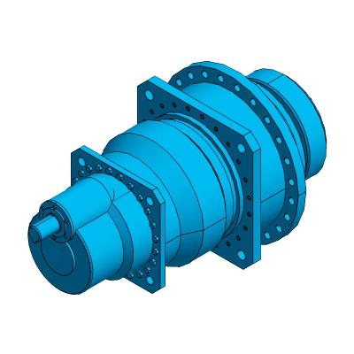 P3SA09~36 (i: 280~900) P series planetary standard type (coaxial) with locking disk hollow shaft